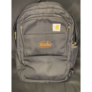 Carhartt Richie Bros Black Backpack Work Bag Durable Water-Resistant Logo Promo